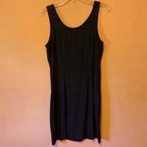Sleeveless black dress